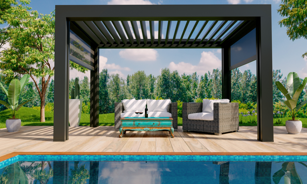 pergola piscine